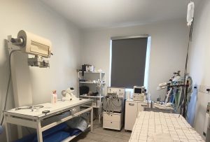 állatorvosi digitális röntgen, fogászati kezelőegység, EKG, ultrahang képezi a műszeres helyiseg eszközparkját